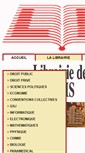 Mobile Screenshot of librairiedeslois.com